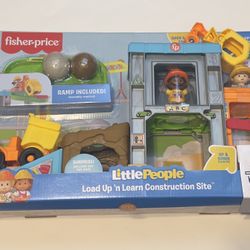 Fisher Price DP Little People Load Up & Learn Construction Site