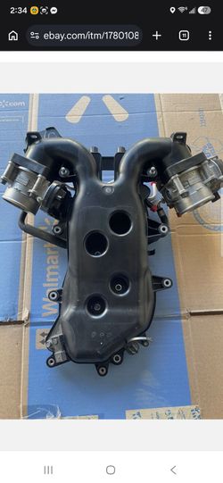 2014-2019 Infiniti q50 3.0t Upper Intake Manifold and Throttle Bodies
