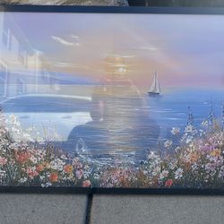 Ocean Sunset Wall Art