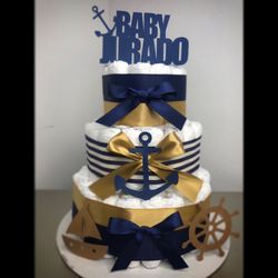 Diaper cake for baby shower/gifts/decor