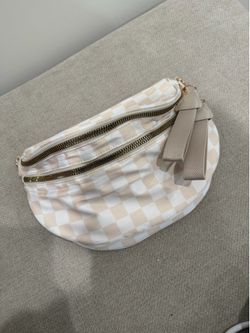 Checkered Crossbody Bag