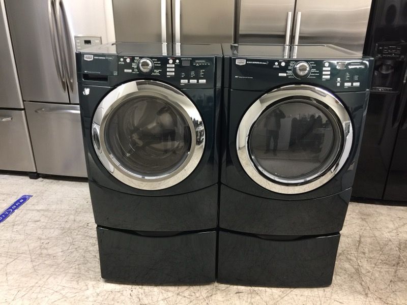 Maytag 5000 Series STEAM Front Load Washer and Electric Dryer Set with