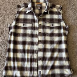 Women’s Ariat Rebar Plaid Cut Off Button Down
