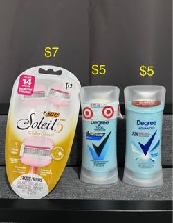 Women’s Soleil Razors & Degree Deodorant