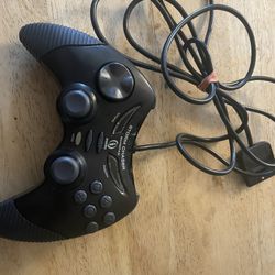 Black Storm Chaser Programmable Auto Fire Gamepad PlayStation 2
