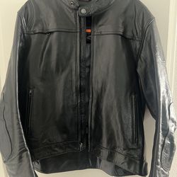 REAX Kelly Leather Motorcycle Jacket Men's XL