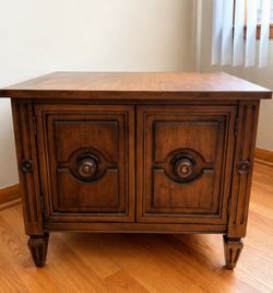 Solid Wood Accent Cabinet