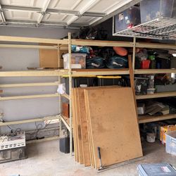 Large Metal Garage Storage Shelves