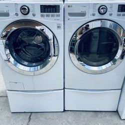 LG.   WADHER  AND GAS  DRYER 