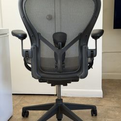 Herman Miller Remastered Aeron PostureFit SL Size C Fully Loaded Office Gaming Chair