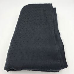 Fabric Black Lightweight Textured Polyester 1 Yard x 45" Wide