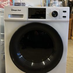 Magic Chef 2.7 cu. ft. All in One Ventless and Washer Dryer Combo in White