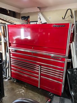 Epiq Snap-on Red Tool Box Cabinet Combo