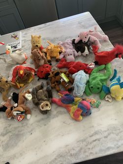 Rare beanie babies from the 90s with rare tag errors