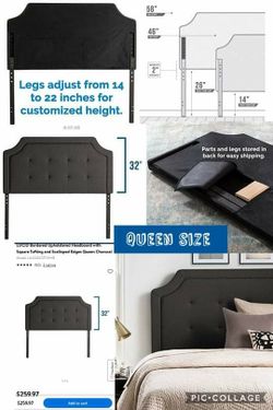 New Headbord,  Queen Size 