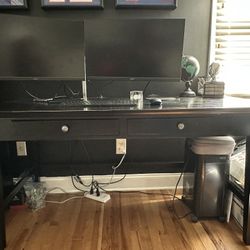 Black Wood Writing Desk