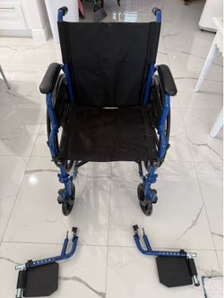 Wheelchair drive blue streak light weight portable