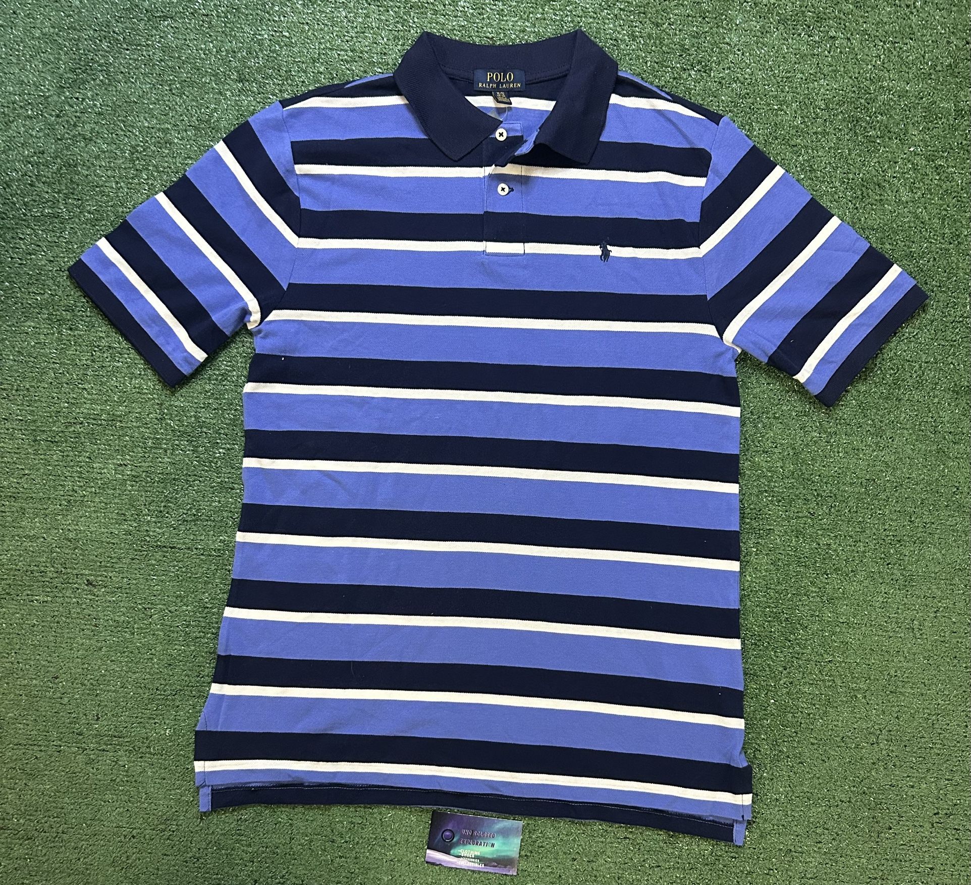 Polo Ralph Lauren navy and blue polo