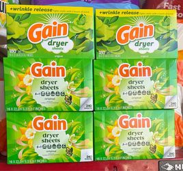 Gain Dryer Sheets (240) (180 Sheets each)