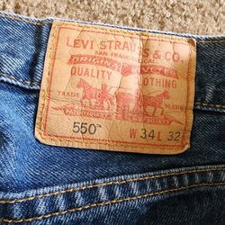 Levi's Men's 550 Jeans 34" X 32"