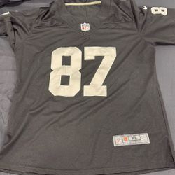 Women’s Black NFL Jersey – #87 – Personalized “Correa” – Nike – Size XL