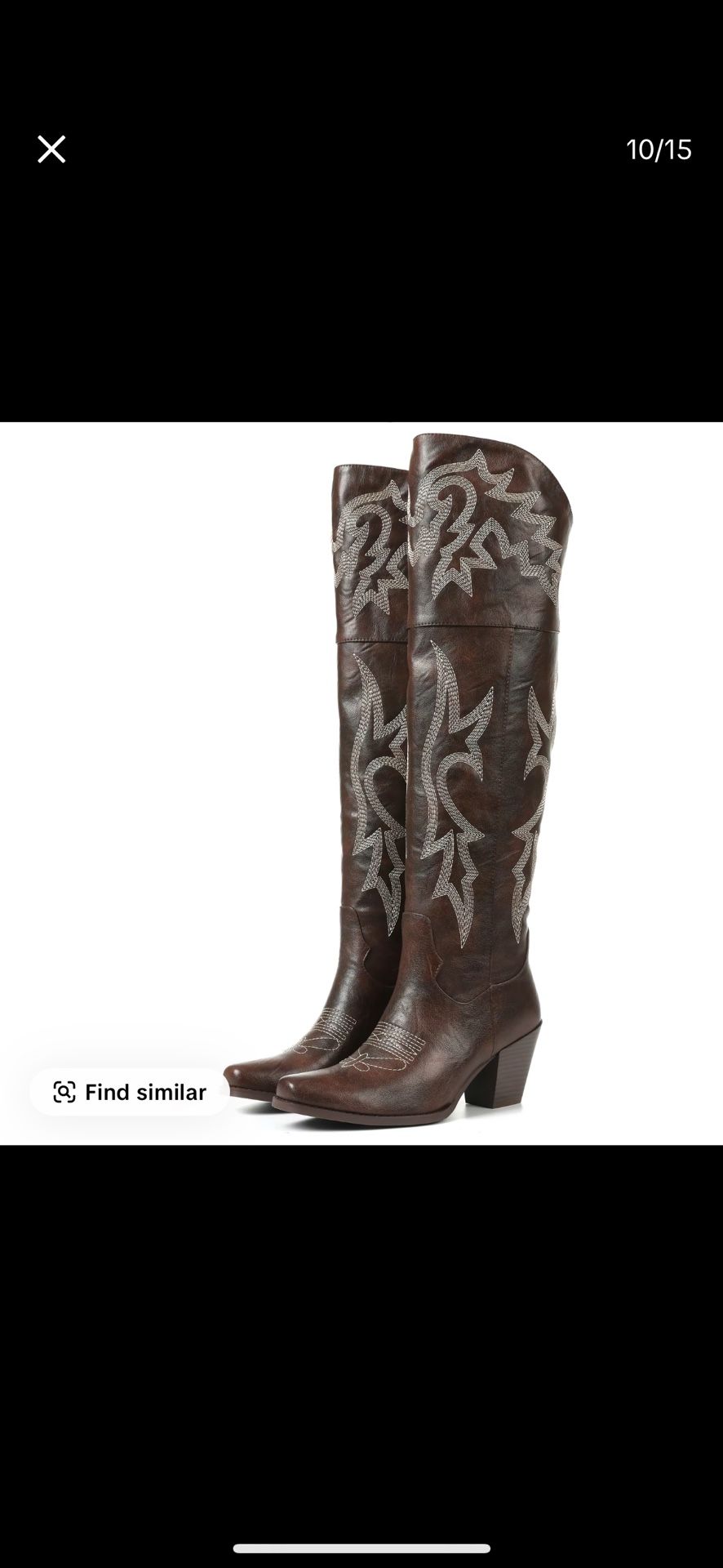 Cowgirl Boots Thigh High