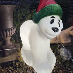 Polar Bear Vintage Christmas Blow Mold  