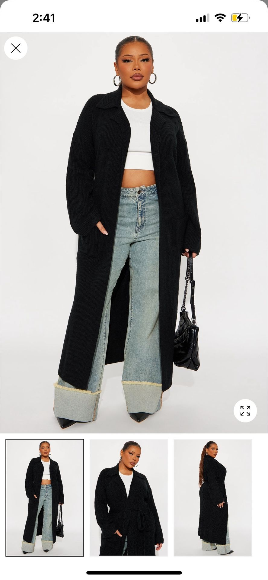 Fashion Nova Long Cardigan 