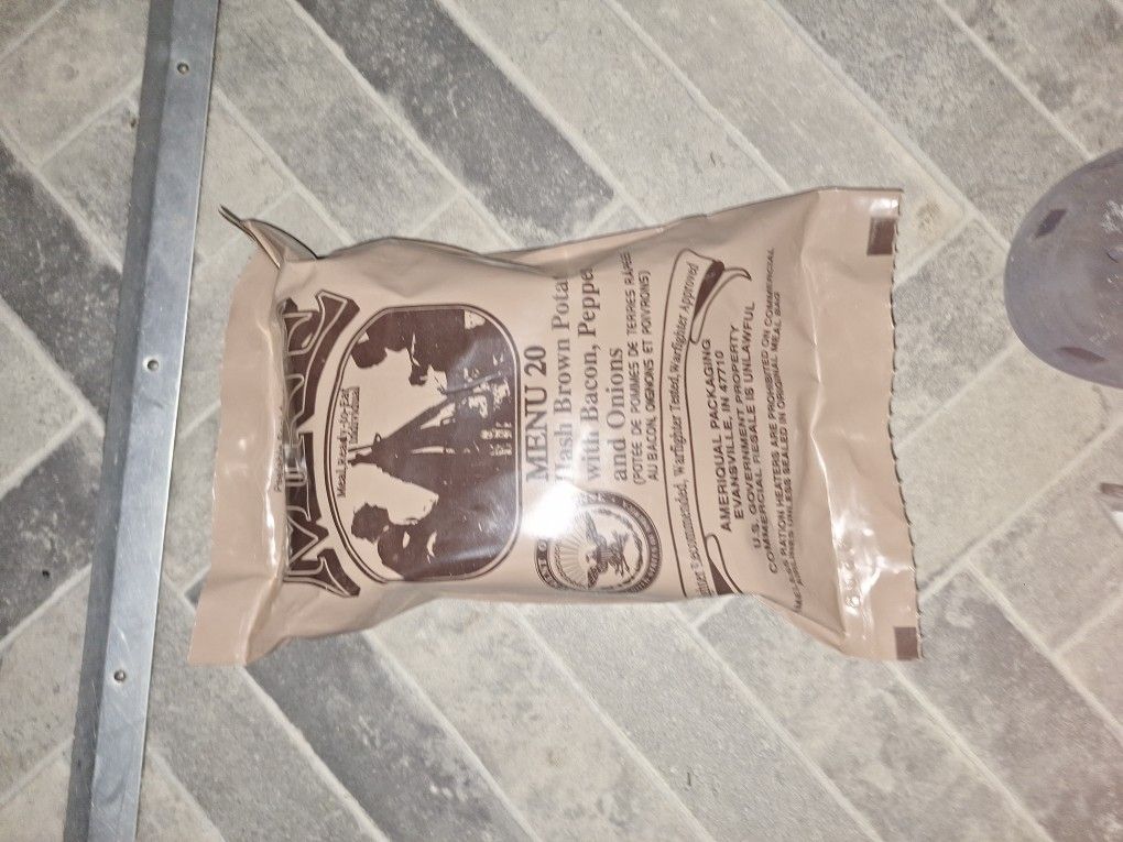 MRE Meal Ready To Eat Individual Menu #20