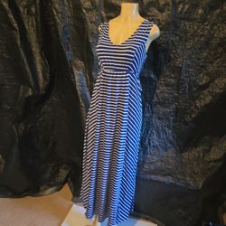 New Blue And White Size Small Stretch