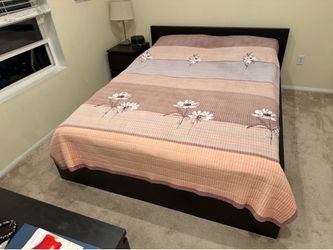 Queen bed frame and dresser