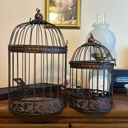 Antique Bird Cage set of 2