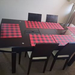 Beautiful Tempered Glass Kitchen Table