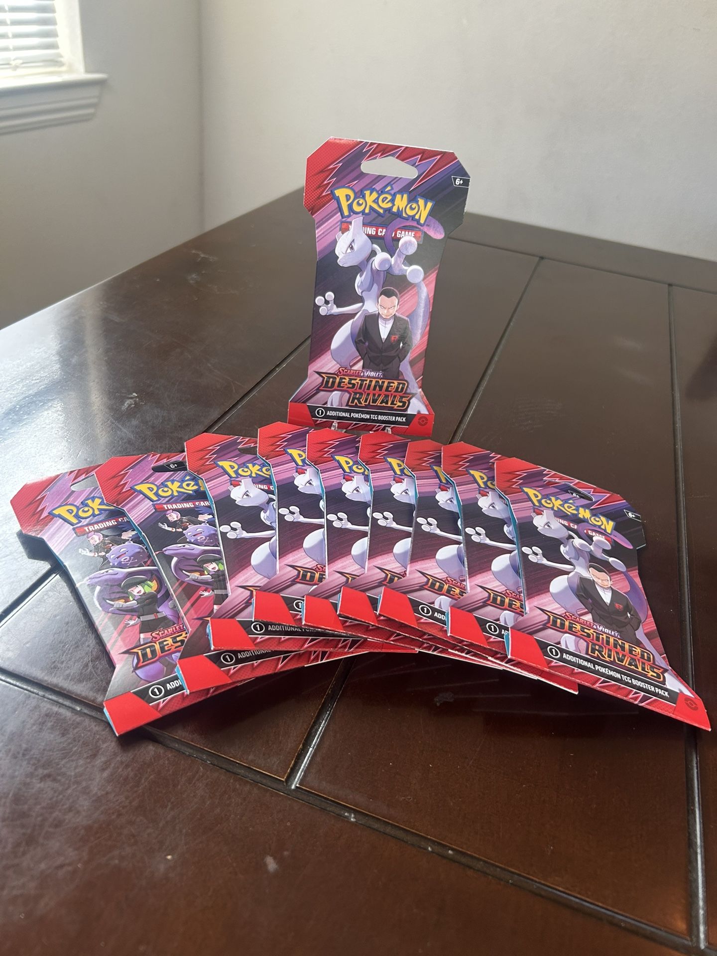 Pokémon Scarlet and Violet Destined Rivals 10 booster packs