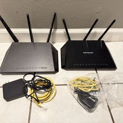 2 NETGEAR ROUTERS (AC1750 & AC1900)