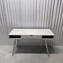 Modern Desk 47" Computer Table w/ Drawer, Gray
