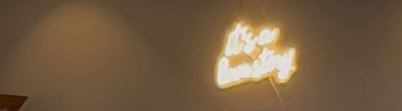 It’s A Love Story Neon Sign 