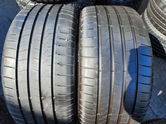 2 tires 285/35r22 Bridgestone turanza T005 dot 2024