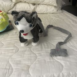 Husky Dancing Dog TESTED And Working 