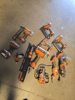 Ridgid set of tools