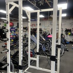 used heavy duty Cybex weight squat cage