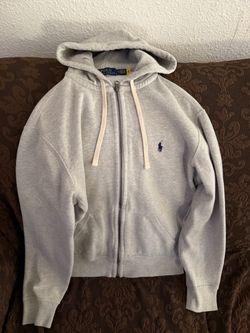 Fleece Full-Zip Hoodie (grey) medium