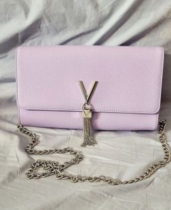 Mario valentino purple shoulder bag