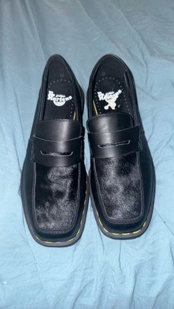 Doc martens with cow fur