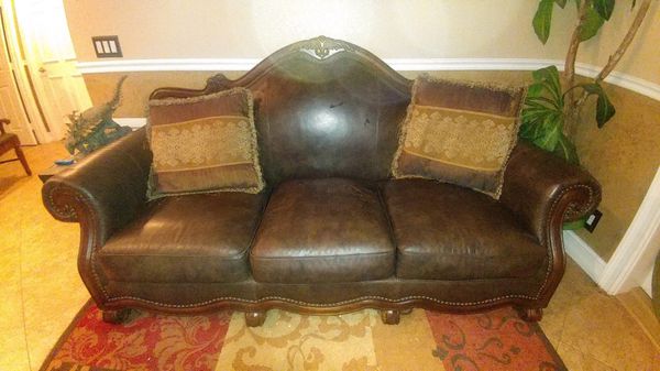 El Dorado Furniture Leather Sofa For Sale In Coconut Creek Fl