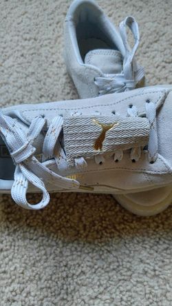 Gray suede Puma classic