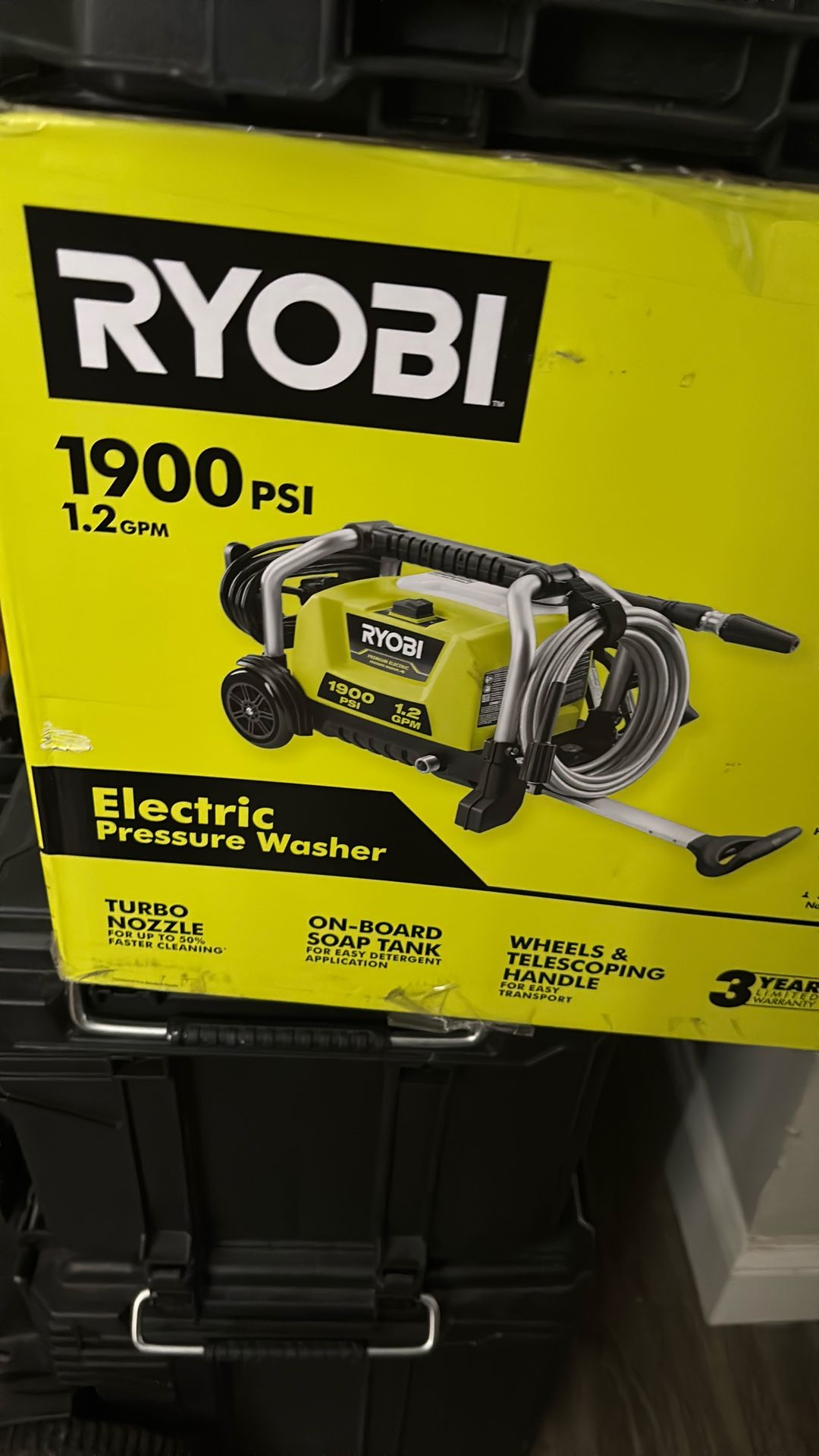 Ryobi power washer 1900 psi and jet sprayer