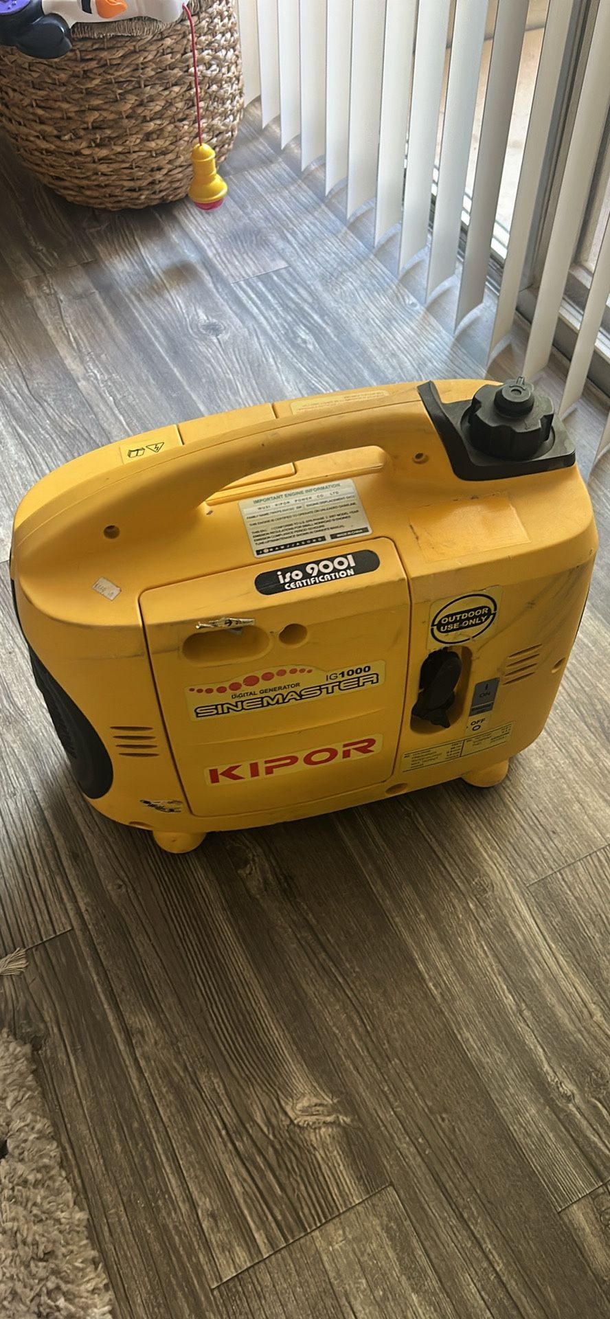 Kipor sinemaster IG1000 generator