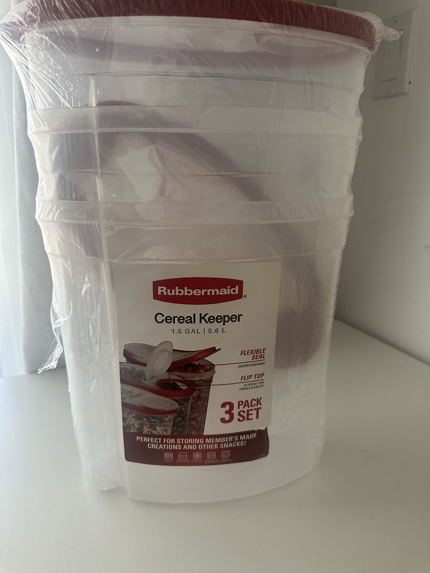 3 Cereal Keeper Storage Container