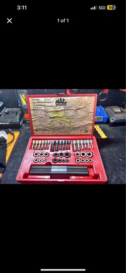 Mac tools 48-PC. RETHREADING TAP AND DIE SET
